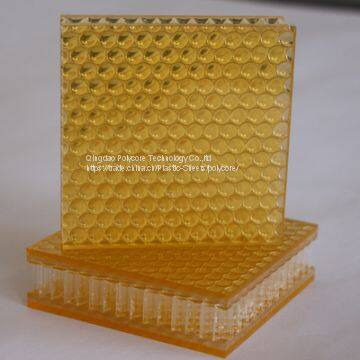 Waterproof Light Transmission Light Weight Honeycomb Composite Panel photo-2
