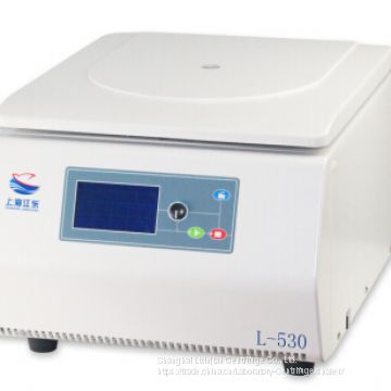 Lab Centrifuge 5,300 rpm horizontal rotor, 8 x 50ml, 32x 15ml， LCD display (L-530)