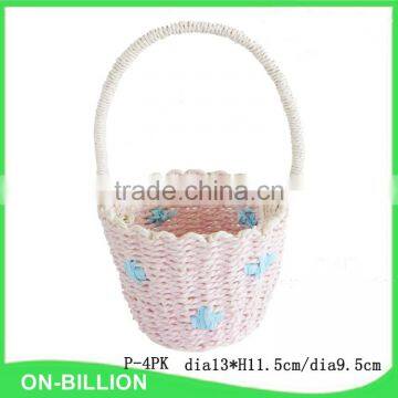 Cheap Paper Rope Woven Small Fancy Kids Basket for Candy photo-4