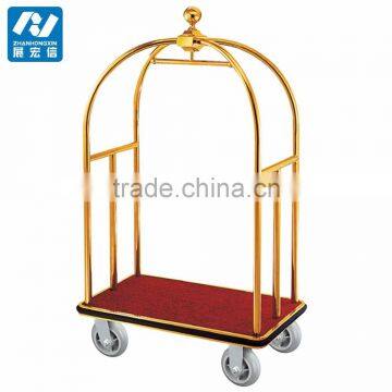 Hotel Lobby Furniture Stainless Steel Bellman Cart /concierge photo-4