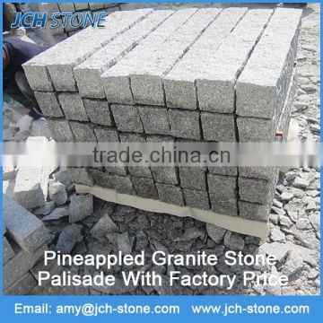 Bulk wholesale square natural granite decorative outdoor stone wall tiles