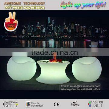 Light up White Plastic Coffee Table for Wedding (TP112) photo-3