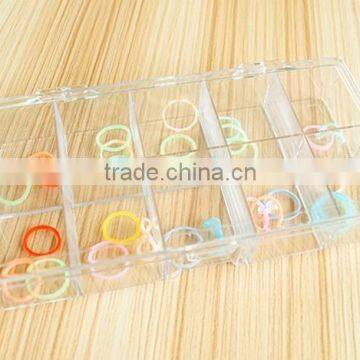 10 Slots High Transparency Clear Plastic Divider Storage Box Beads Display Box photo-2