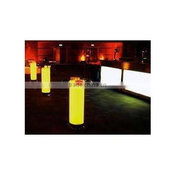 bar table/plastic furniture led chair/led outdoor furniture