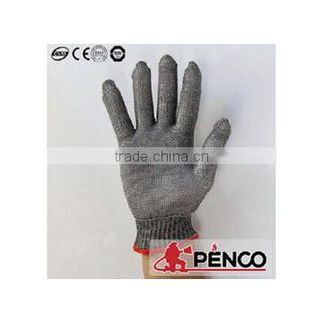 Security Protected Work Butcher Kitchen Cooker Cut Resistant Safety Glove Industrial Stainless Steel Gloves photo-2