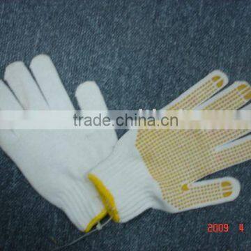 T/C GLOVE WITH PVC DOTS