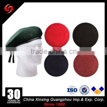 High Quality 90g Australia Imported Wool Eagle Berets Hats Soldiers Men's Beret in Different Color photo-3