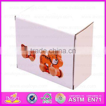 2015 Promotional Kids Wooden Pull and Push Toy,Hot Sale Push Pull Wooden Toys,Cartoon Funny Wooden Pull Back Animal Toy W05B079 photo-5