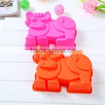 Lovely Cow Shape Silicone Cake Baking Pan Mold, baking supplies for cake decoration,baking mold