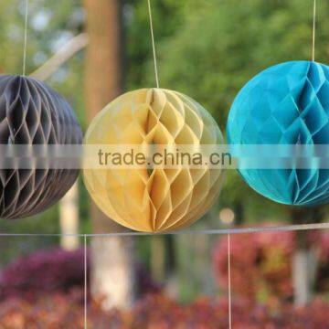 DIY Tissue Paper Honeycomb Balls Wedding Party Decoration Honeycomb Ball photo-5