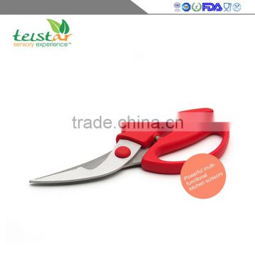 With thick stainless steel cut the steak Chickens, ducks bone cut large meat cut professional kitchen scissors FLGB lock