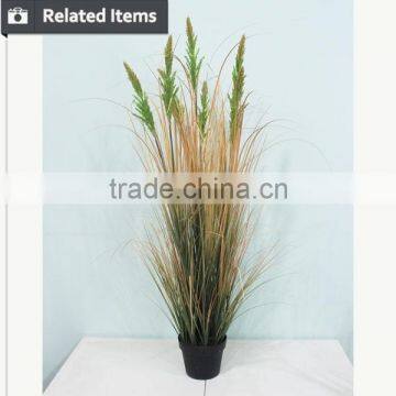China Artificial Onion Grass Real Looking Autumn Grass Artificial Potted Plants for Decoration photo-5