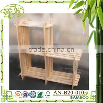 Aonong bamboo sundries mounted storage cabinet/clothing/shoes hanging rack/towel and shelves stand easy use storage rack