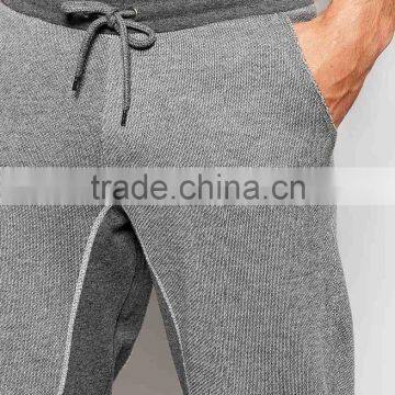 Skinny Joggers With Cut & Sew Panel photo-3