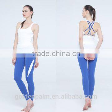 Goldenpalm Apparel Inc Plaid Dyed Sexy Yoga Set Custom for Lady