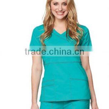 Youtility Mock Wrap Scrub Top