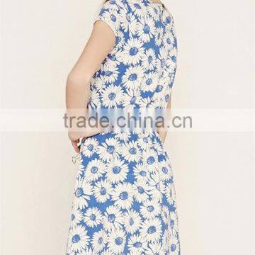 Dress for Girl 12 Years 2016 Custom Printed Knit Dress HSD3751 photo-2