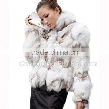 CX-G-A-260A Fashion Genuine Fox Fur Jacekt New Product