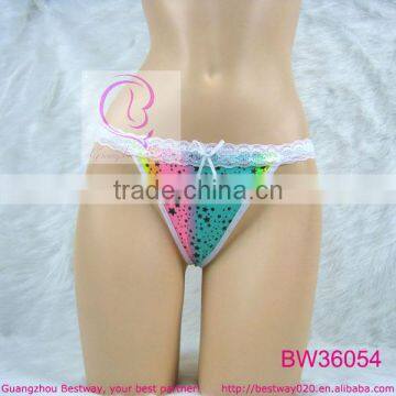 Very Hot Sale Assorted Colorful Cheap G-string Panties From Guangzhou Bestway Underwear photo-3
