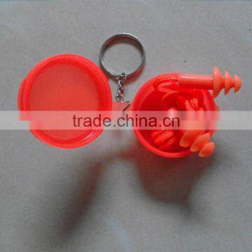 PU Hearing Protection,eco-friendly PU Earplugs, Earplug With Keychain