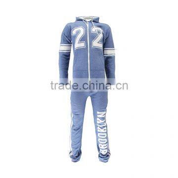 Wholesale High Quality 100 Cotton Fleece Hooded Xxxl Onesie for Men photo-3