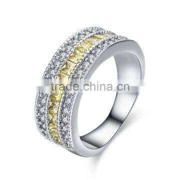 China New Arrival Brass/sterling Silver Beautiful cz Diamond Jewelry Engagement Ring photo-3