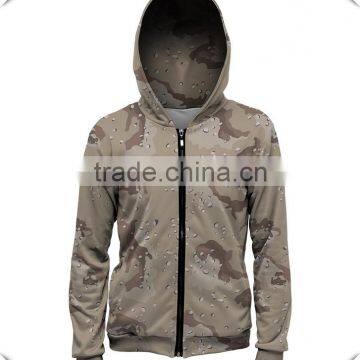 Womens Camo Zip up Hoodie Khaki Military Hoodie Desert Hoodie Dye Sublimation Hoodie Full Sublimation Print Hoodie Wholesale OEM