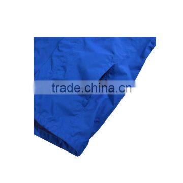 Fashion Men's Windbreaker Warm Blue Jacket With Hood photo-5