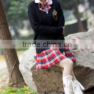 Autumn Fashion Style Cardigan Woolen School Uniform British School Uniform Sweater photo-4