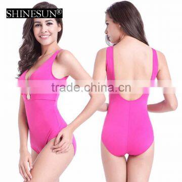 2017 hot selling plus size women one piece swimwear women bikini swimsuit