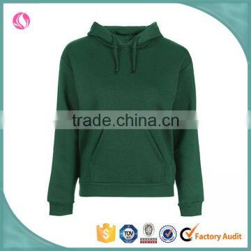 Wholesale price womens custom plain blank hooded pullover hoodies