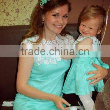 Mother Daughter Matching Dresses 2016 Wholesale Mommy and me Outfits Mommy and Me Dresses Designer photo-2