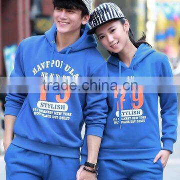 custom wholesale high quality thermal lover winter hoodies with printing couple hoodies