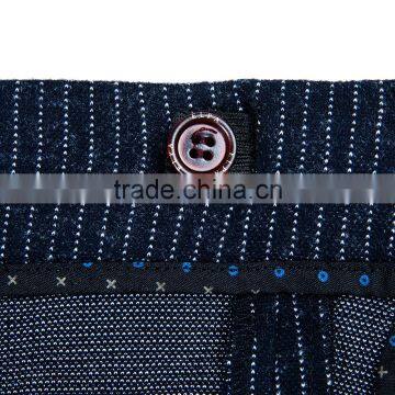 ELPA Fancy Kids Clothes Boys Tailor Made Dark Blue Striped Knitted Wholesale 3 Piece Kids Suits photo-5