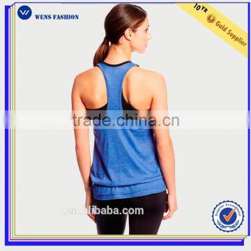 Custom 2017 Slim Fit Nylon/Lycra Women Soft Fitness Yoga Wear/tank Top photo-2