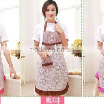 Fashionable Kitchen Waterproof and Oil Floral Sleeveless Apron Promotional Aprons Customized Advertising photo-4