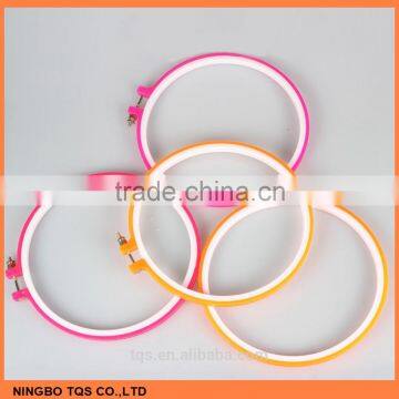 Hot Sale Colorful Plastic Cycle Cross Stitch Embroidery Hoops And Frames photo-3