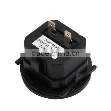 2" Round Hour Meter Hourmeter Cart Marine Boat Generator Engine 10-80VDC Black Brand New photo-3