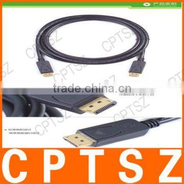 10 m Cable HD Line of High-end 24K Gold Plated Head DP Male to Male Line photo-4