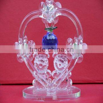 Crystal Teddy Bear for Wedding Gift With Flower photo-4