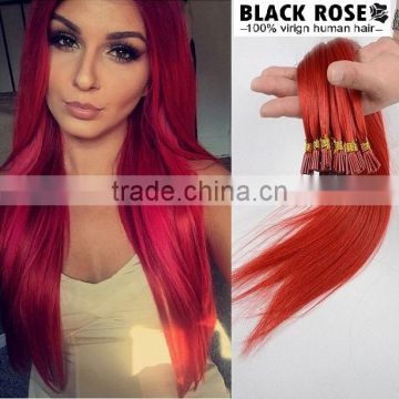 Alibaba China market 100% human hair , i tip hair