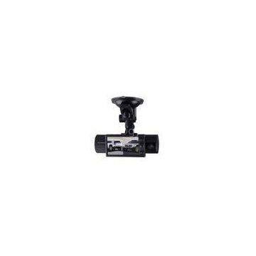 Dual Lens car video camera recorder/night vision vehicle DVR/car black box X1000