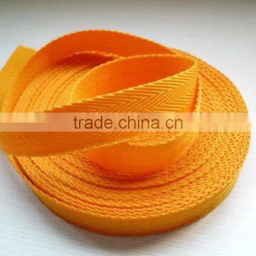 yellow pp webbing 25mm