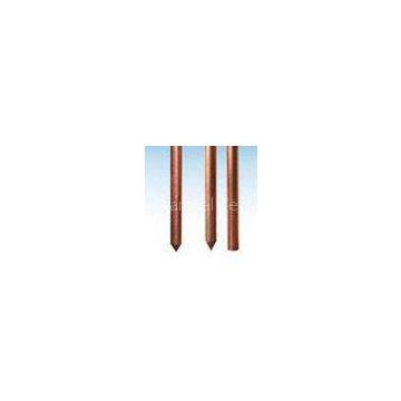 Lightning Protection System copper bonded ground rod 14.2mm Diameter