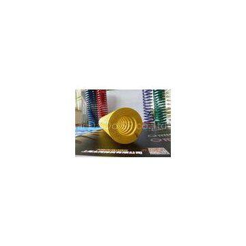 High Amplitude Small Yellow Injection Mould Spring / Overload Coil Springs