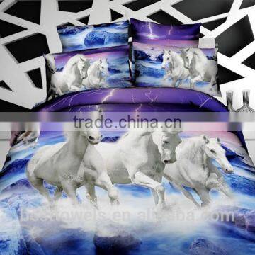 Hot selling cotton 5d 3d printed bedding set