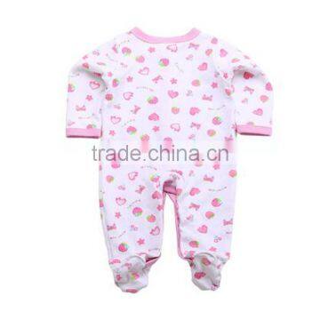 2016 Fashion Rompers 100% Cotton Long Sleeve Newborn Baby Clothes photo-5