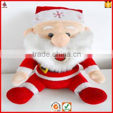 Factory Direct Sale Cute Plush Toys Christmas Santa Claus With Leather Hammer photo-4
