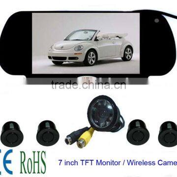 Original Factory 7 inch TFT Monitor Parking Sensor Camera Car Audio System