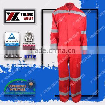 OEM Service High Tear Strength Protective Fireproof Treatment EN11612 Certificate 100%cotton Fire Retardant Workwear photo-3